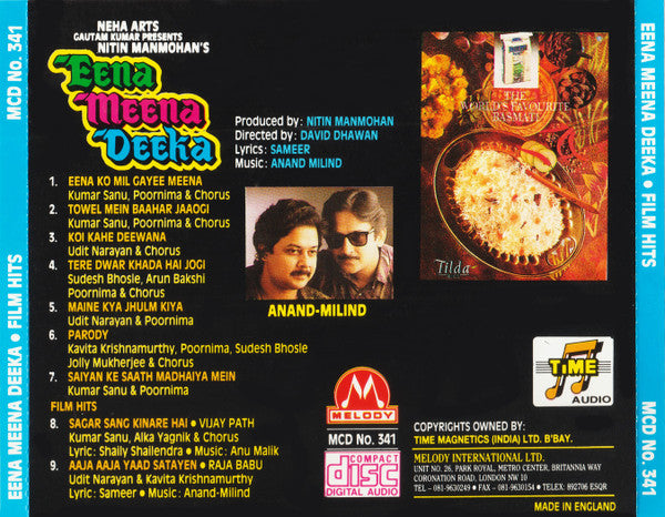 Sameer, Anand Milind : Eena Meena Deeka (CD)