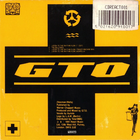 GTO : Listen To The Rhythm Flow / The Bullfrog (CD, Single)