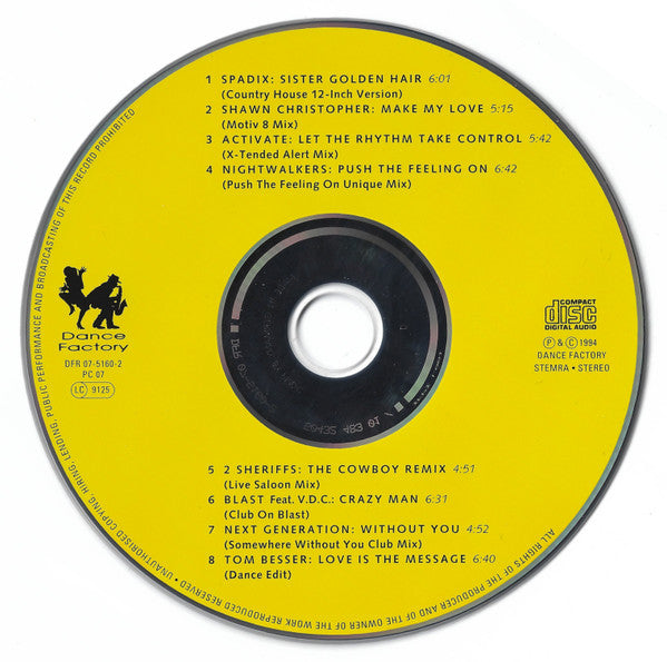 Various : The 12" Dance Mixes The Mega Sampler (CD, Comp)