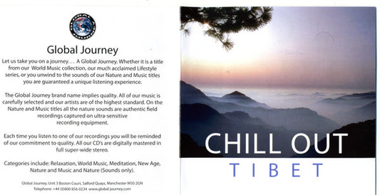 Unknown Artist : Chill Out - Tibet (CD, Album)
