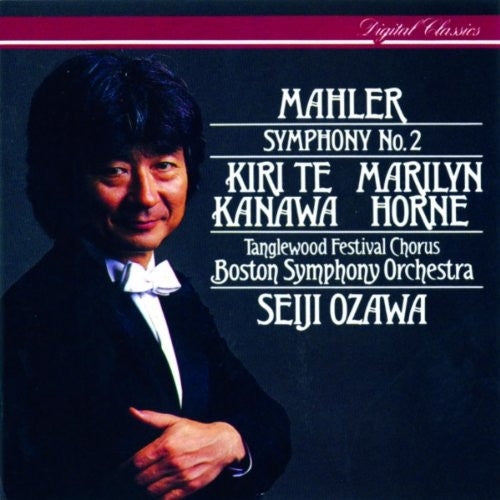 Gustav Mahler - Kiri Te Kanawa, Marilyn Horne, Tanglewood Festival Chorus, Boston Symphony Orchestra, Seiji Ozawa : Symphony No. 2 (2xCD, Album + Box, Sli)