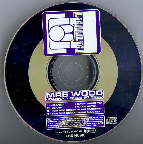 Mrs. Wood : Joanna > Feels So Good (CD, Maxi)