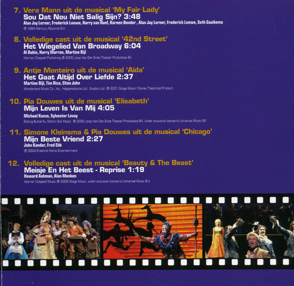 Various : Best Of Musicals - Met Hoogtepunten Uit Musicals In Ahoy (CD, Comp)