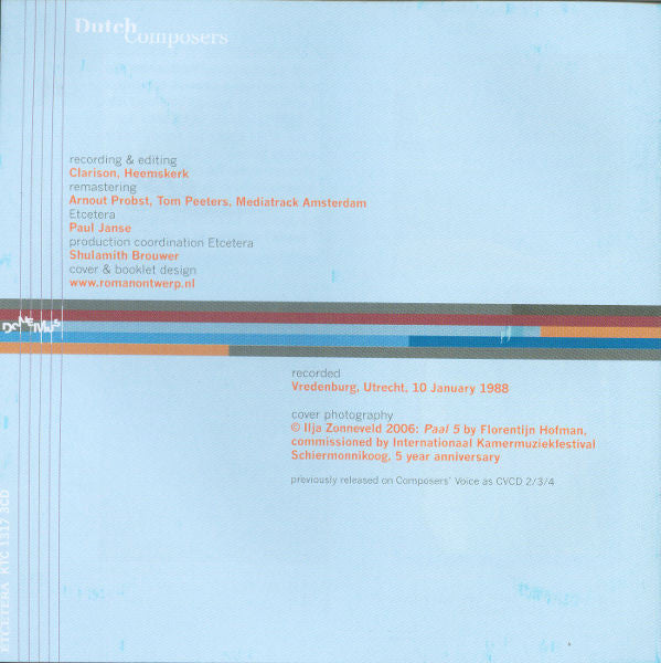 Simeon Ten Holt : Canto Ostinato (3xCD, Album)