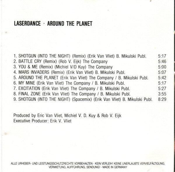 Laserdance : Around The Planet (CD, Album)
