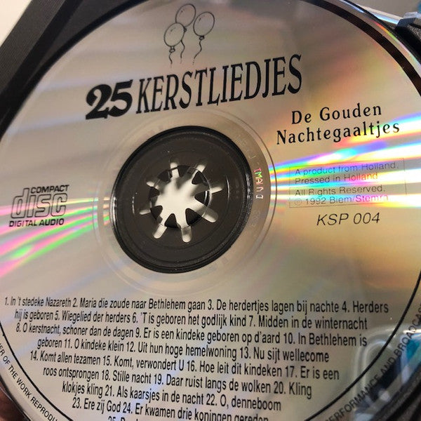 De Gouden Nachtegaaltjes : 25 Kerstliedjes (CD)