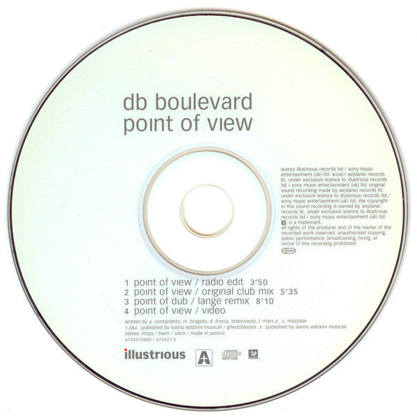 DB Boulevard : Point Of View (CD, Maxi, Enh)