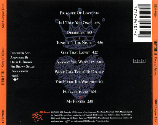 Terry Steele : King Of Hearts (CD, Album)