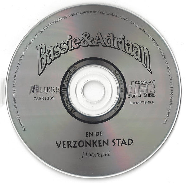 Bassie & Adriaan : En De Verzonken Stad Hoorspel (CD)