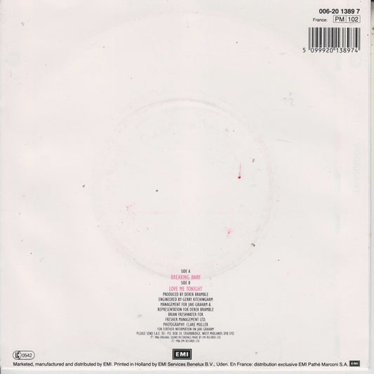 Jaki Graham : Breaking Away (7", Single)