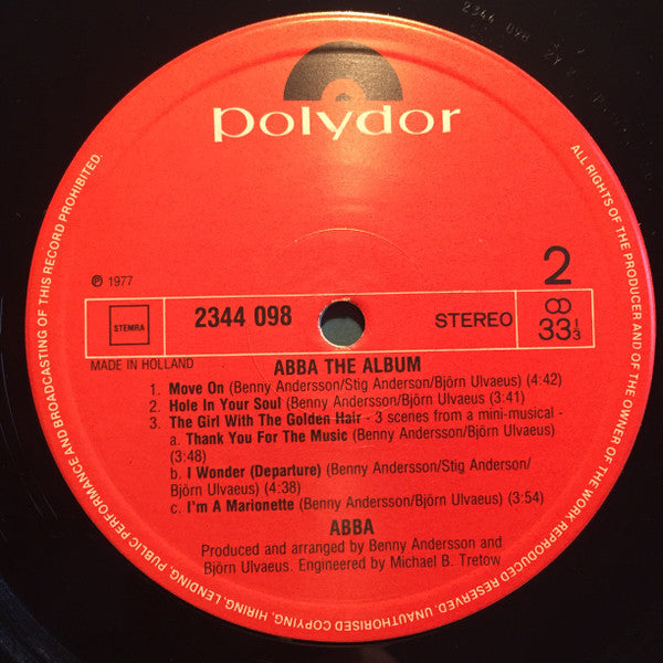 ABBA : The Album (LP, Album)