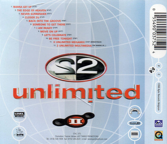 2 Unlimited : II (CD, Album, Enh)
