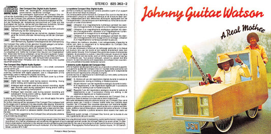 Johnny Guitar Watson : A Real Mother (CD, Album, RE)