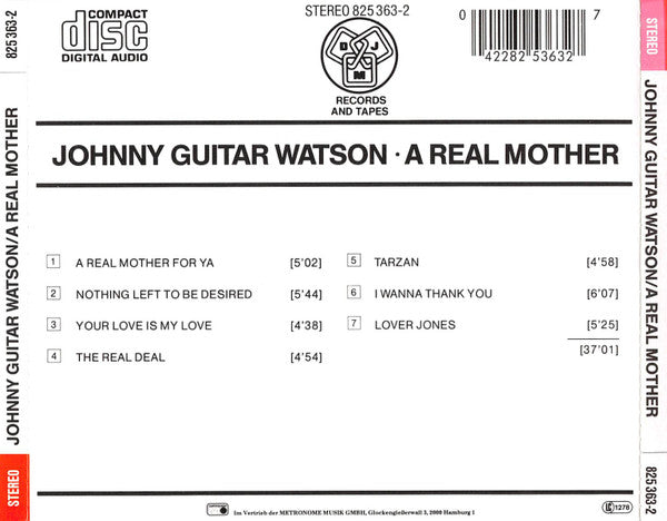 Johnny Guitar Watson : A Real Mother (CD, Album, RE)