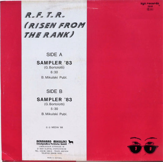 R.F.T.R. : Sampler '83 (12", Maxi)