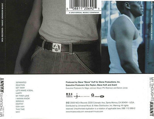 Avant (2) : My Thoughts (CD, Album, Enh)