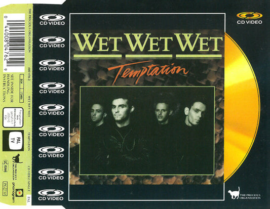 Wet Wet Wet : Temptation (CDV, 5", Single, PAL)