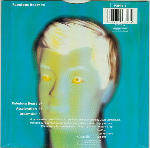 Poppy Factory : Fabulous Beast EP (7", Single)