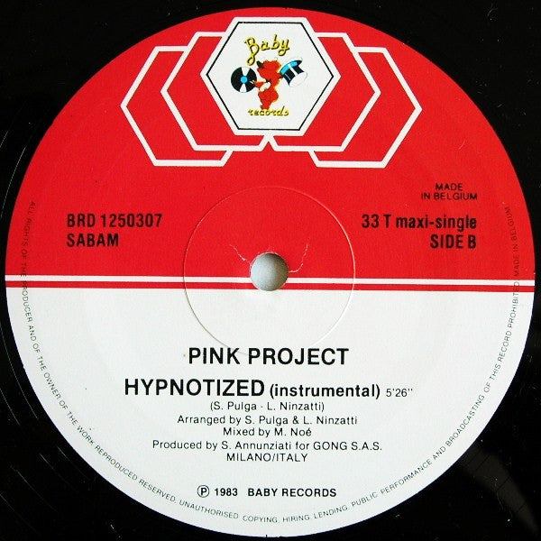 Pink Project : Hypnotized (12", Maxi)