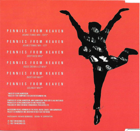 Inner City : Pennies From Heaven (CD, Single)