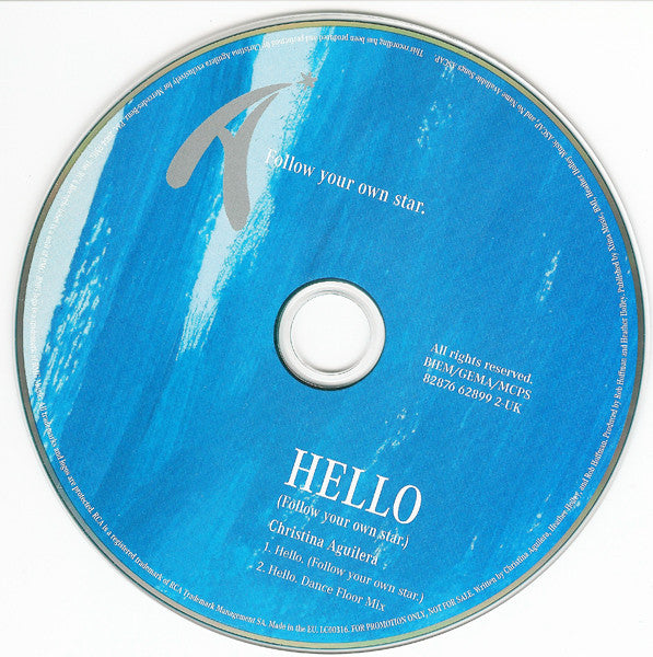 Christina Aguilera : Hello (Follow Your Own Star) (CD, Single, Promo)
