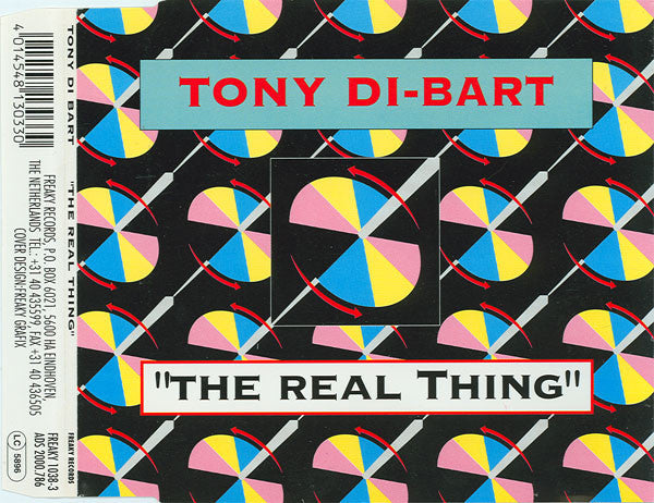 Tony Di Bart : The Real Thing (CD, Maxi)