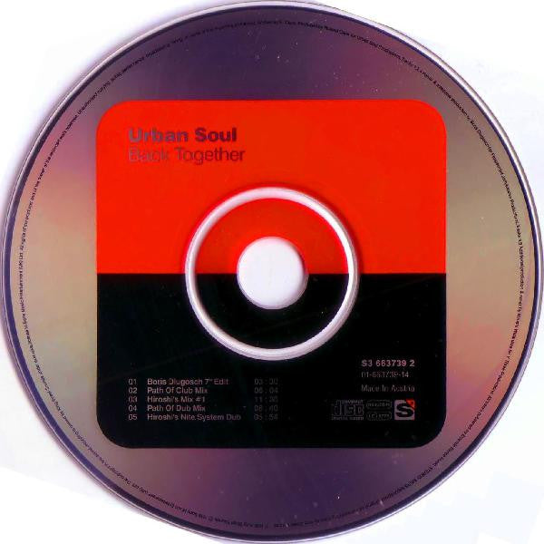 Urban Soul : Back Together (CD, Maxi)