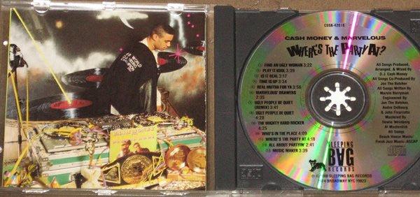 Cash Money & Marvelous : Where's The Party At? (CD, Album)