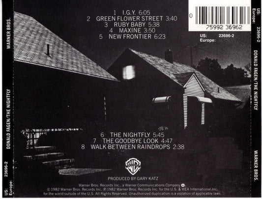 Donald Fagen : The Nightfly (CD, Album, RE, Gol)
