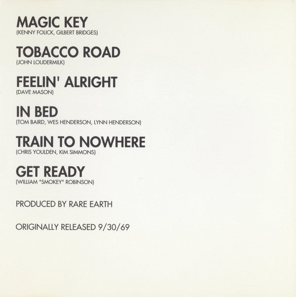Rare Earth : Get Ready (CD, Album, RE)