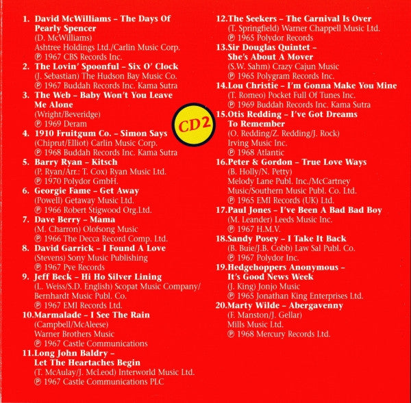 Various : Sixty Sensational Sixties Hits Vol.3 (3xCD, Comp, RM)