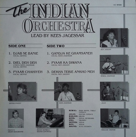 The Indian Orchestra Lead By Kees Jagessar : Djab Se Banie (LP, Album)
