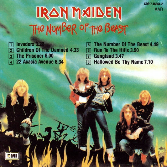 Iron Maiden : The Number Of The Beast (CD, Album, RE)