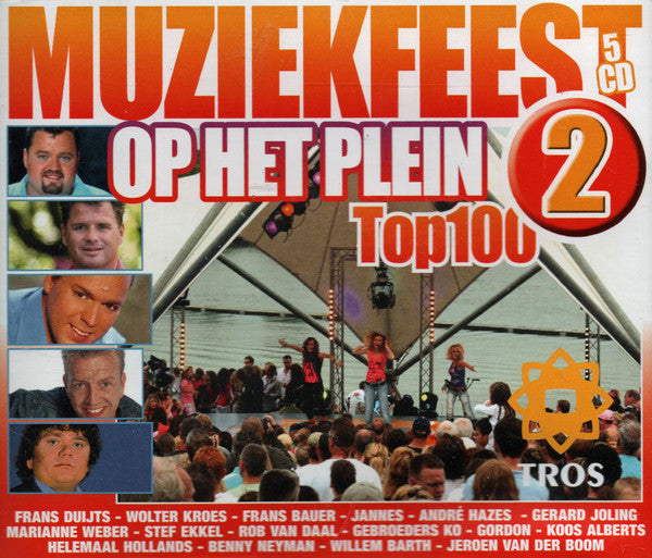 Various : Muziekfeest Op Het Plein Top 100 - 2 (5xCD, Comp)