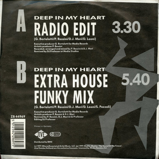 Club House : Deep In My Heart (7", Single)