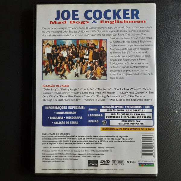 Joe Cocker : Mad Dogs & Englishmen (DVD-V, NTSC)