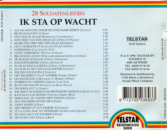 Various : 28 Soldatenliedjes - Ik Sta Op Wacht (CD)