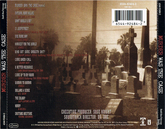 Various : Murder Was The Case (The Soundtrack) (CD, Album)