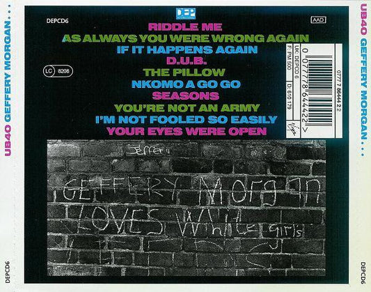 UB40 : Geffery Morgan... (CD, Album, RE)