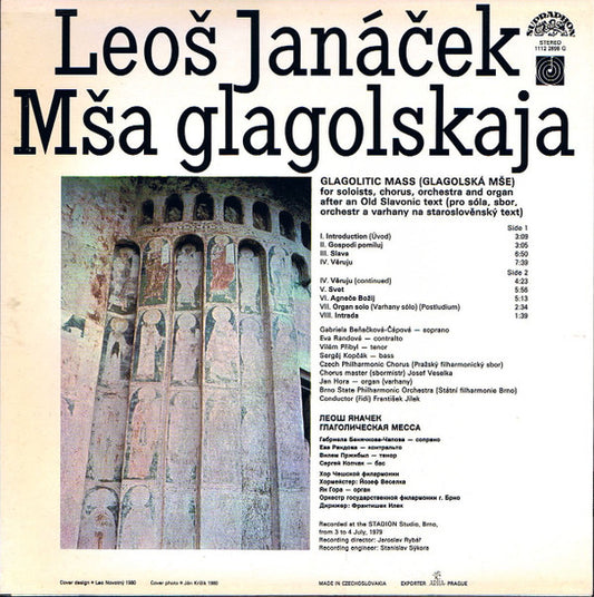 Leoš Janáček : Mša Glagolskaja (LP)