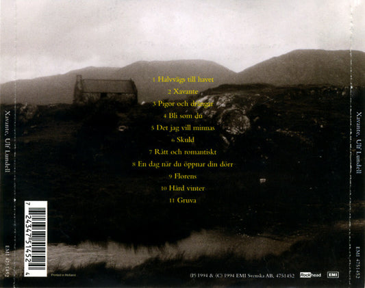 Ulf Lundell : Xavante (CD, Album)