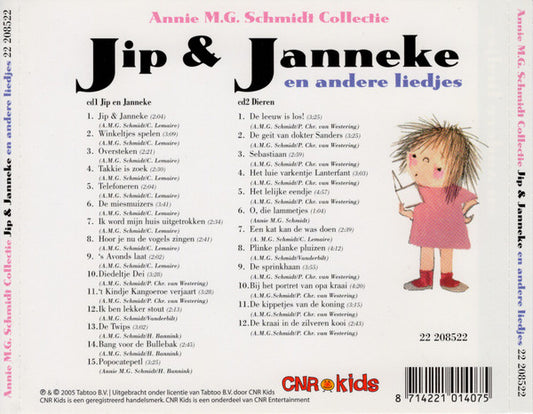 Annie M.G. Schmidt : Jip En Janneke En Andere Liedjes (2xCD)