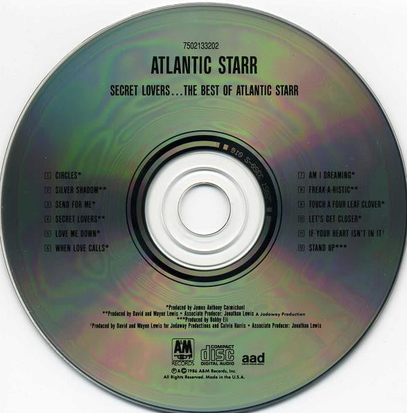 Atlantic Starr : Secret Lovers...The Best Of Atlantic Starr (CD, Comp)