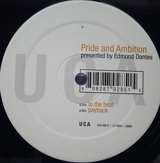 Pride And Ambition Presented By Edmond Dantes : To The Beat (12")