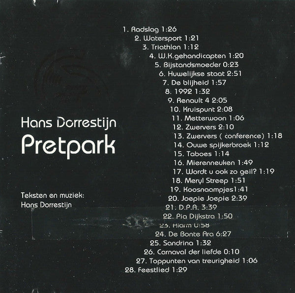 Hans Dorrestijn : Pretpark (CD, Album)