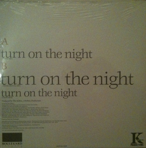 Lois And Lane : Turn On The Night (12")