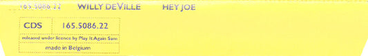 Willy DeVille : Hey Joe (CD, Single, Yel)