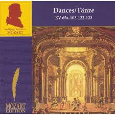 Wolfgang Amadeus Mozart : Dances/Tanze KV 65a-103-122-123 (CD, Comp)