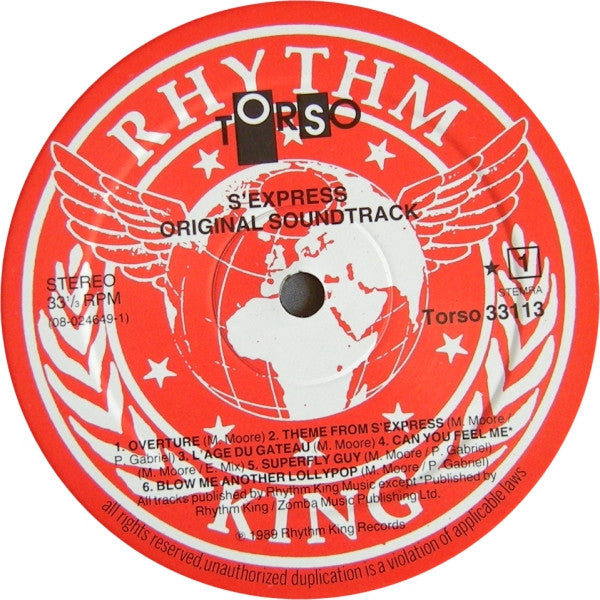 S'Express : Original Soundtrack (LP, Album)