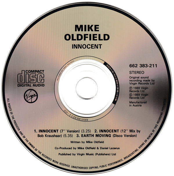 Mike Oldfield : Innocent (CD, Maxi)